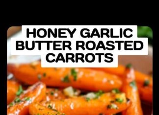 Easy Honey Garlic Butter Roasted Carrots Recipe