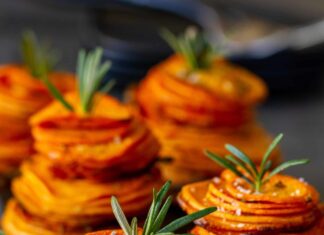 Savory Sweet Potato Stacks