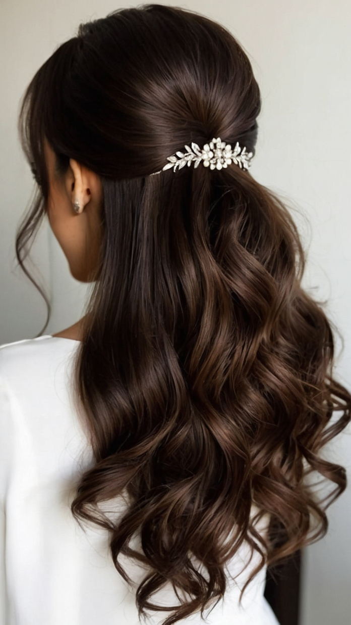 The Ultimate Guide to 19 Cute Half Up Half Down Wedding Hairstyles